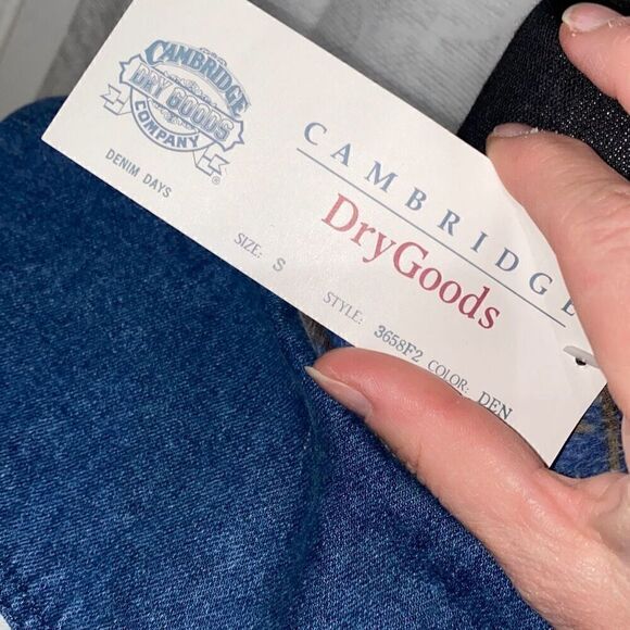 Cambridge Dry Goods vintage Aztec print jean jacket NWT small - Picture 7 of 11